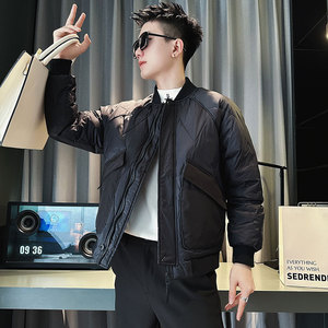 CF89-P138 控178 社会小伙假棒球领棉衣外套潮流棉服男 卡2图片
