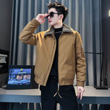 CF136-P138控178社会小伙店主风棉衣外套潮流棉服男黄，男装棉衣，电商A343