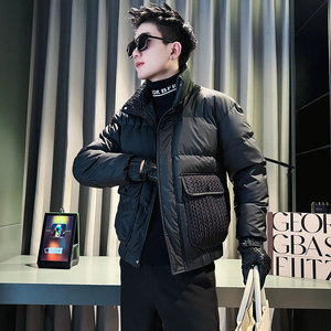 CF108-P138 控178 社会小伙店主风棉衣外套潮流棉服男 黑3图片