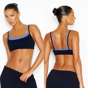 Morningoolala Active Double Layer Bra 双层拼色运动文胸内衣