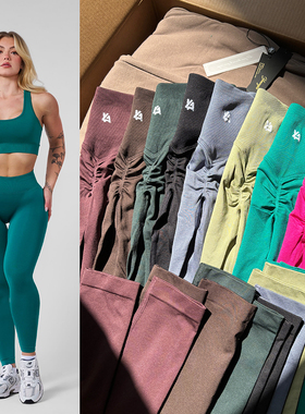 Morningoolala Yla Legacy Seamless Leggings 女士健身蜜桃长裤