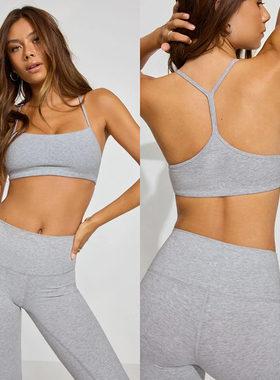 Morningoolala Soft Cotton Y-Back Bralette 加拿大瑜伽健身文胸