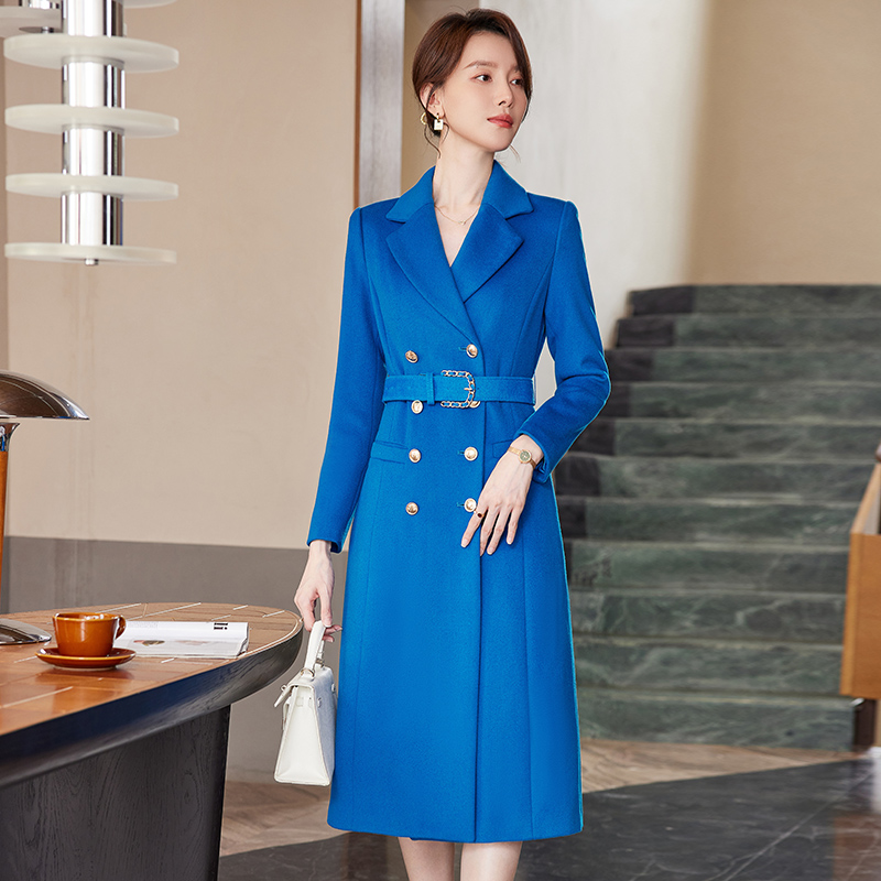 JME绵羊毛毛呢长款通勤