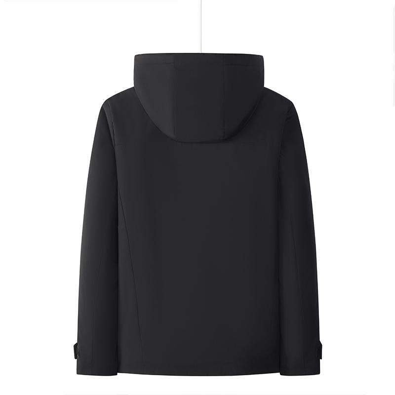10万库存鹅绒脱卸加绒内胆羽绒服爸爸装派克服中长款3037P258,男装羽绒服,星座1010A-1