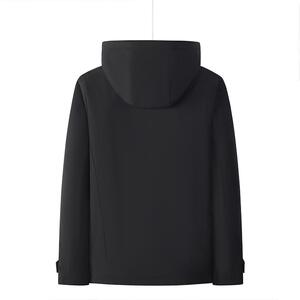 10万库存 鹅绒脱卸加绒内胆羽绒服爸爸装派克服中长款3037P258图片