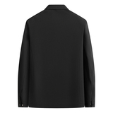 夹克男士爸爸休闲中老年春秋季薄款干部新款行政春装外套JK006P60，男装夹克，星座1010A-1