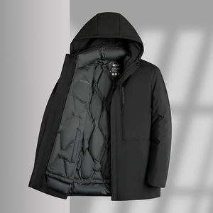 鹅绒服男冬季商务可脱卸内胆加厚羽绒服外套一衣三穿23035P248,男装羽绒服,星座1010A-1