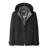 【一衣多穿】深度库存鹅绒服脱卸内胆羽绒服男中老年外套3036P268，男装羽绒服，星座1010A-1