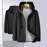 中老年冬季鹅绒服脱卸内胆羽绒服男爸爸装中长款3036P268，男装羽绒服，星座1010A-1