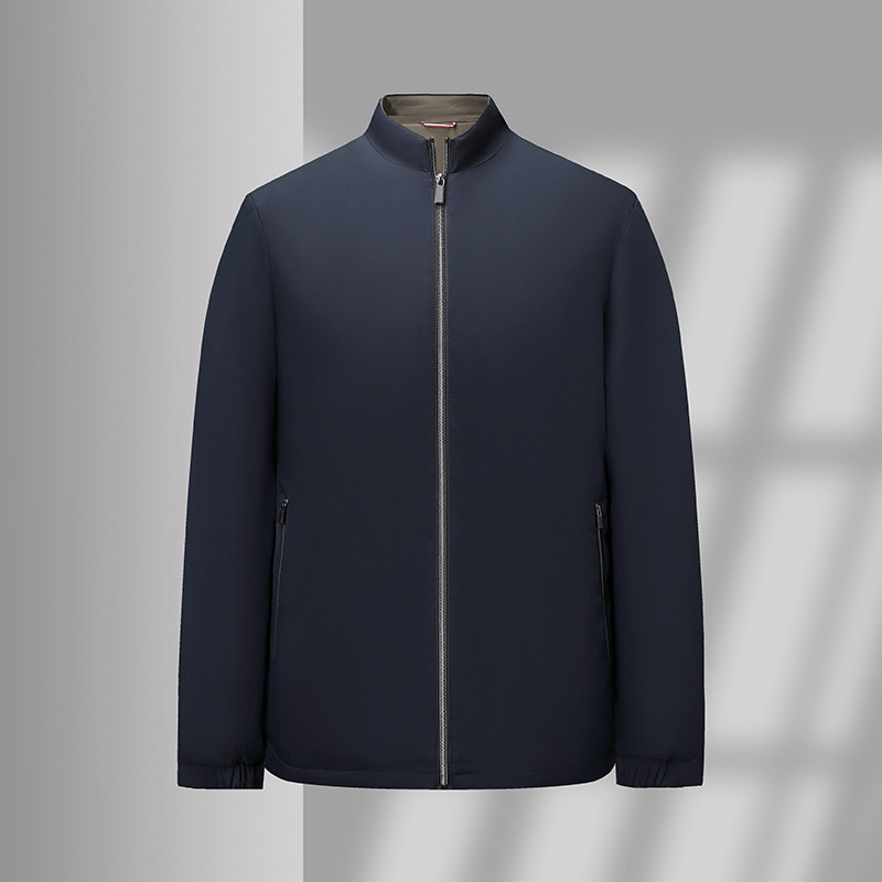 商务夹克男秋冬季加厚立领棉衣外套防寒棉服含羊毛填充25886P75,男装棉衣,星座1010A-1