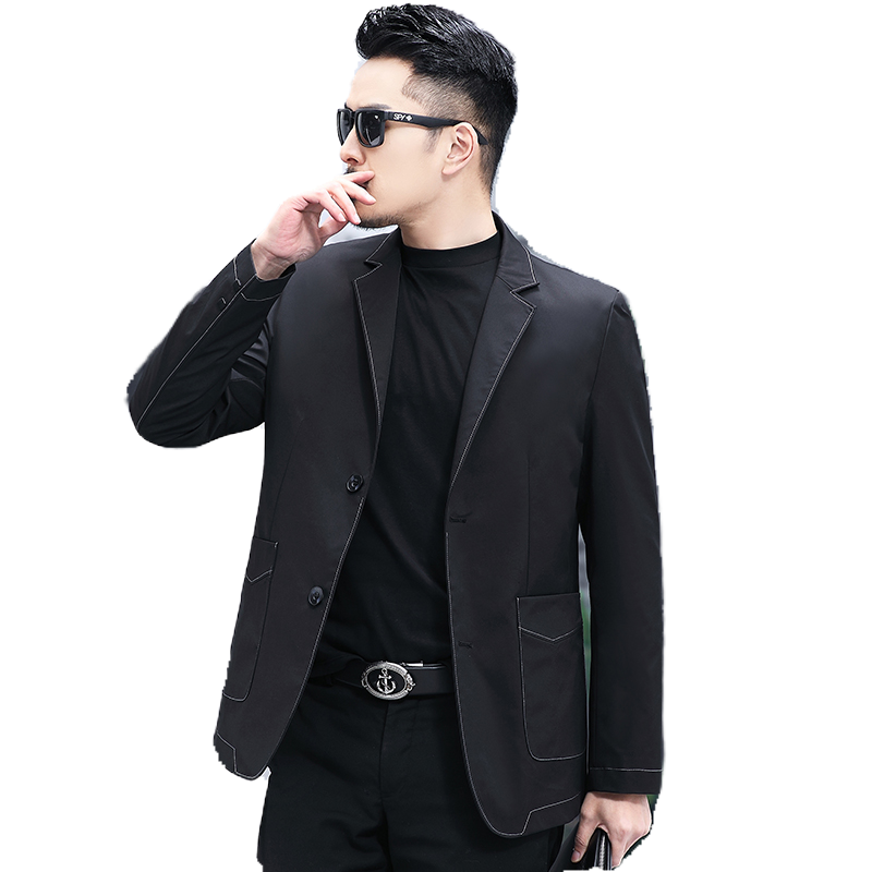 男装休闲西装男士中青年春秋修身小西服便西商务外套薄21067P105,男装西服,星座1010A-1