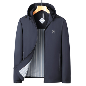 可脱卸连帽春季中年爸爸装夹克外套男士春装茄克服上衣2405P75，男装夹克，星座1010A-1