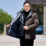 【399】中老年可卸内胆羽绒服男鹅绒服冬装外套3036P268，男装羽绒服，星座1010A-1