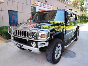 悍马H2改装前杠 不锈钢汽车保险杠 H2前护杠防撞杠车身支架保护杠