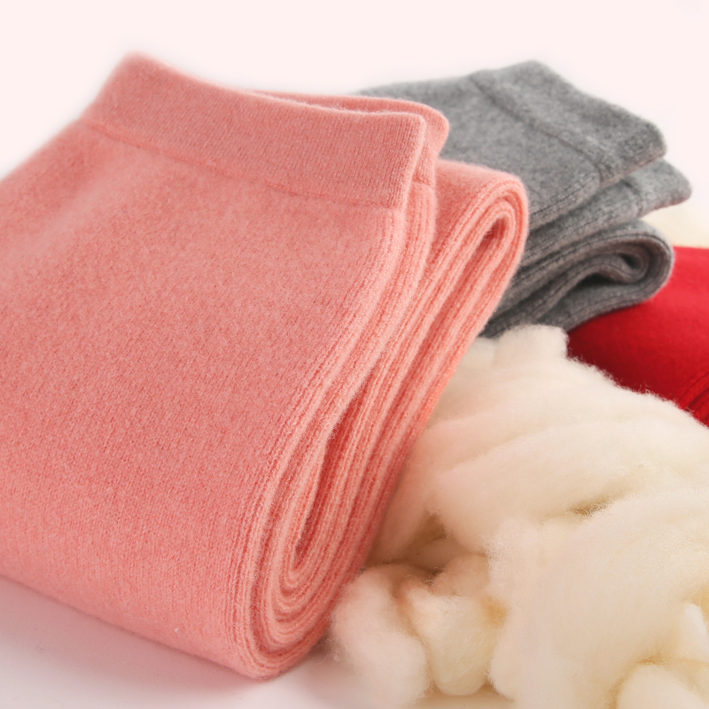 明豆皇100%全羊中大童毛线裤