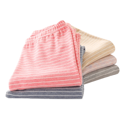 条纹德绒儿童秋裤保暖裤