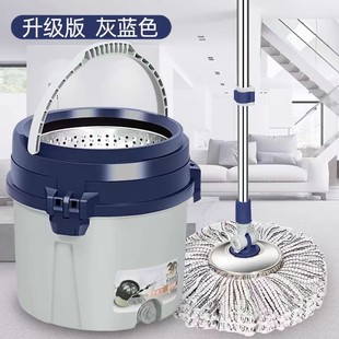 一拖净地拖桶免手洗墩布好神拖手压拖墩布 旋转拖把家用自动单桶