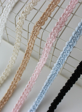 Camellia 6色小香风织带 1.3cm编织带柔软外套辅料 Cottontime