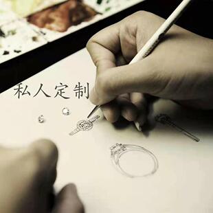 首饰来图订做私人定制珐琅制作银饰加工diy手工镶嵌项链珠宝定做