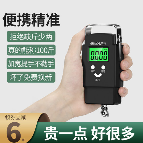龙蓓高精准便携充电手提电子秤