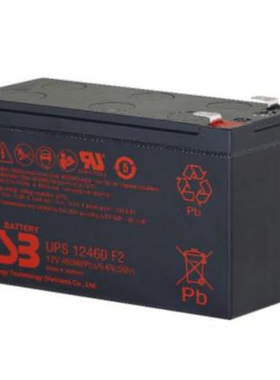CSB电池UPS12460F2 12V460W 12V9AH UPS蓄电池