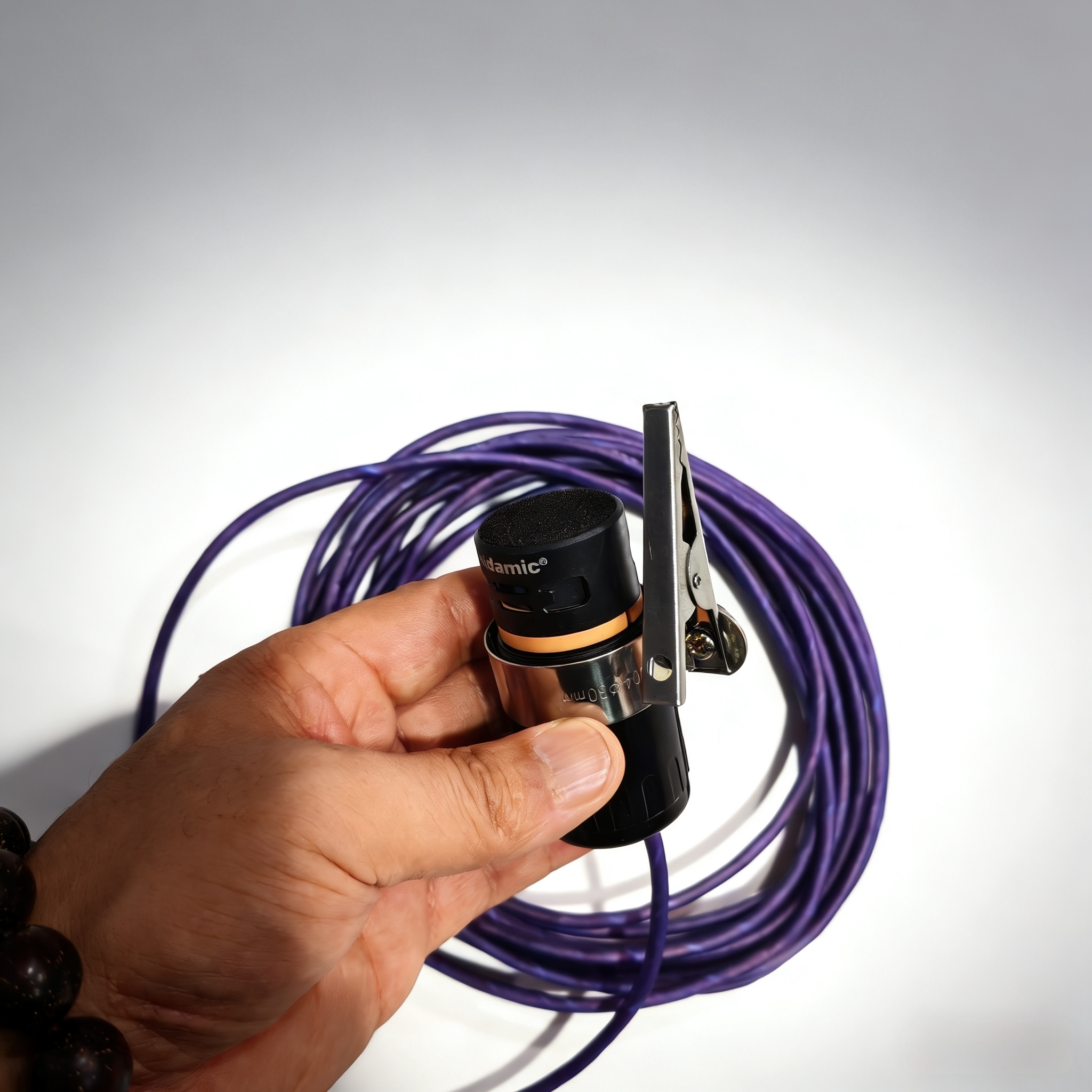 乐器二胡板胡京胡电音胡小号动圈有线麦克风演奏录音话筒6.5插头