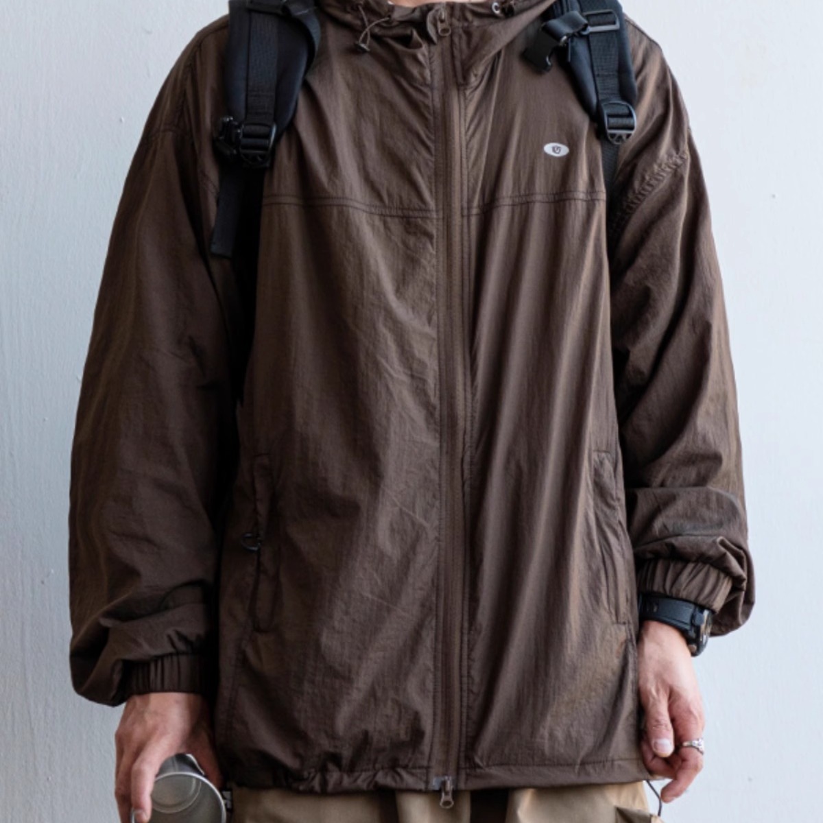 UPF50+冰感连帽防晒衣男夏季薄款