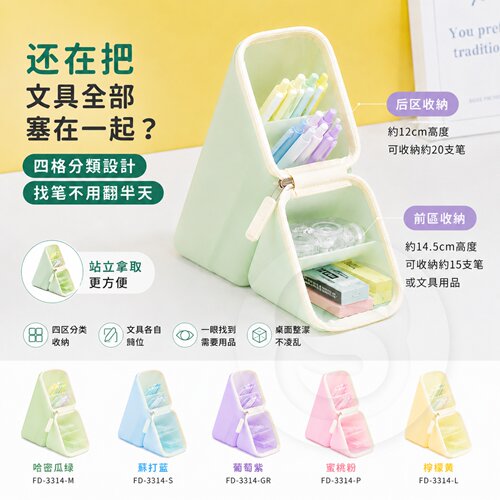 SONiCKAKUSTA四格直立文具盒