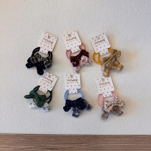 新款甜美花朵蕾丝碎花发圈