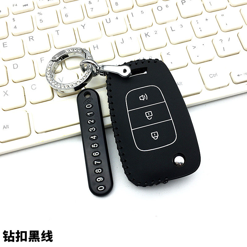 适用新款福田欧马可S1/S3钥匙包新奥铃速运PRO货车改装遥控皮套扣图片