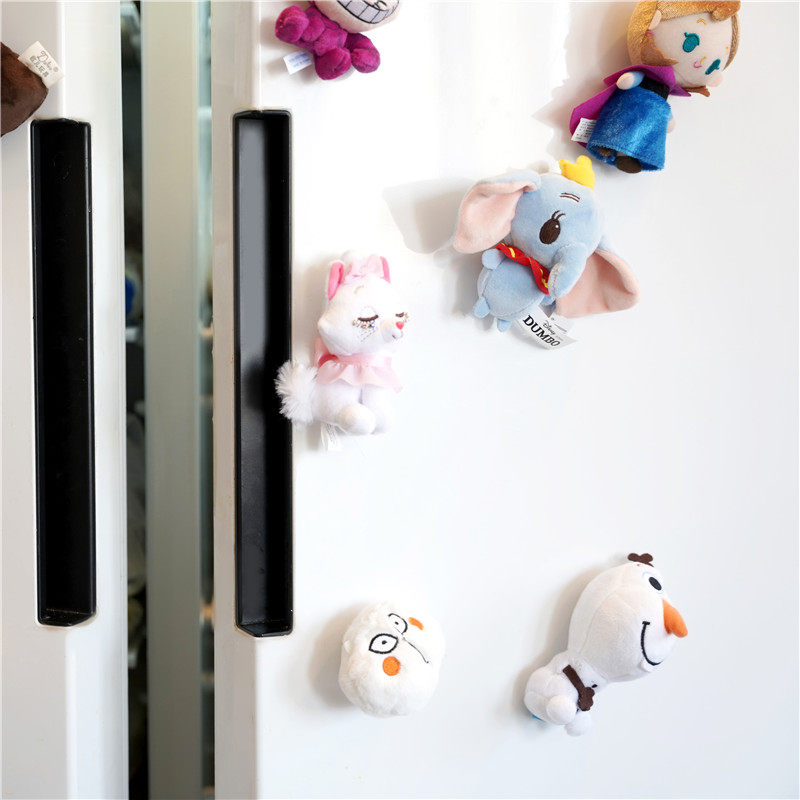 AMERICAN CARTOON MAGNETIC FRIDGE MAGNET PERSONALITY CREATIVE PLUSH THREE-DIMENSIONAL MAGNETIC STICKER CUTE MAGNET DOLL PENDANT