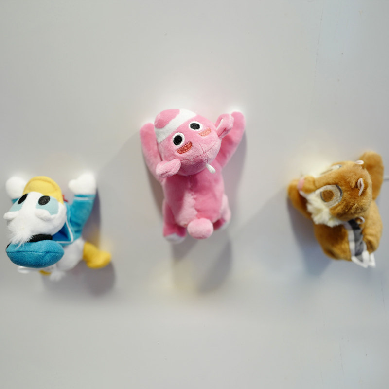 AMERICAN CARTOON PLUSH REFRIGERATOR STICKERS CREATIVE HOME CARTOON THREE-DIMENSIONAL DOLL PENDANT DECORATION MAGNET MAGNETIC WHITEBOARD STICKERS