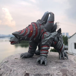 大号软胶怪兽隐形异生兽格鲁格莱姆吉瓦斯巴吉利斯关节可动玩具