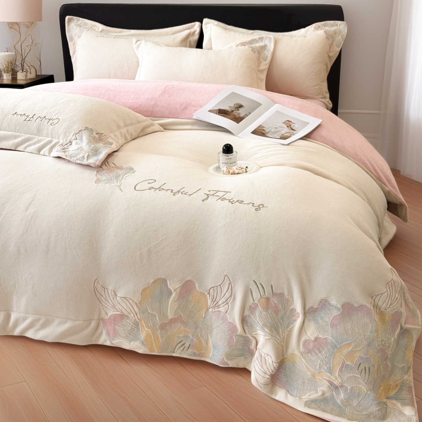 2026新款牛奶绒四件套轻奢高级感主卧室冬天4床上用品双面毛毛加,床上用品,床品套件/四件套/多件套,淘宝优惠券,粉丝福利购,淘宝优惠卷