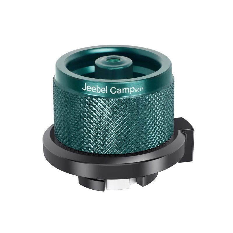 Jeebel Camp G017 气罐接口转换器 MSF-1a螺旋气罐 → CV卡扣炉