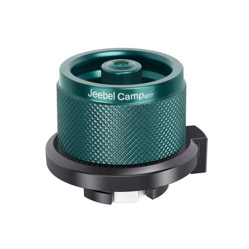 Jeebel Camp G017 气罐接口转换器 MSF-1a螺旋气罐 → CV卡扣炉