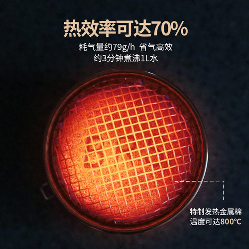 兄弟捷登BRS-TS20反应堆便携炉头户外露营高山聚热一体野外防风炉