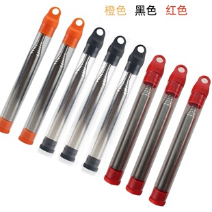 新款不锈钢吹火管吹火筒Pocket Bellow 野营生火工具可伸缩吹火棒