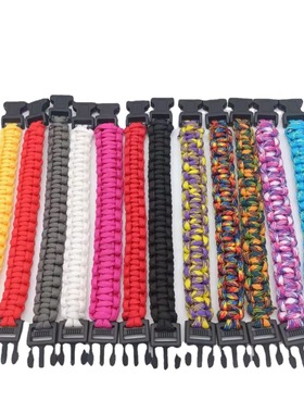 无注册商标户外迷彩七芯手链