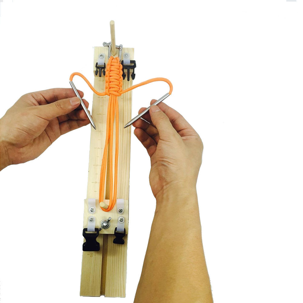 厂家直销伞绳手链编织器 DIY手工伞绳编织架儿童智力编织木架