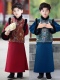 民国中国风 儿童汉服冬季 男童儿童汉服加绒秋冬拜年服唐装 马甲古装