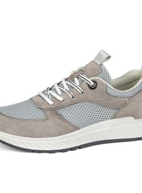 男网面跑步鞋春夏低帮透气孔轻便复古运动鞋大码时尚旅游休闲鞋