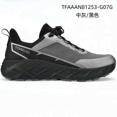 探路者男女TIEF防水徒步鞋25春夏网面厚底增高TFAAAN81253 82253