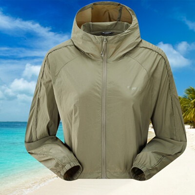 探路者短款女UPF50+户外防晒衣