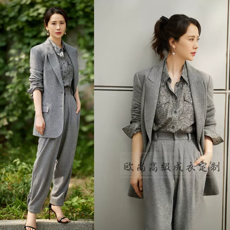 Элитный шерстяной костюм, комплект, брюки, по заказу, slim fit