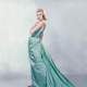 格蕾丝王妃同款 水绿色吊带真丝礼服裙褶皱收腰系带拖尾长轻奢优雅