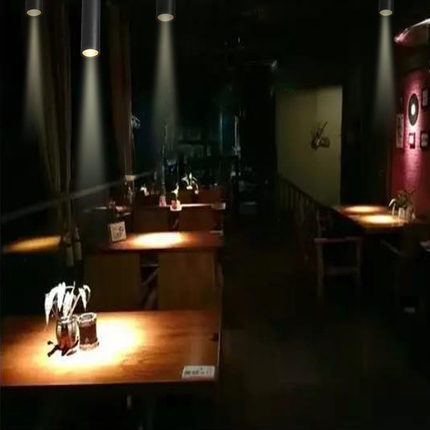 聚光灯酒吧射灯清吧气氛灯LED餐桌饭厅KTV明装吧台商用店铺轨道灯