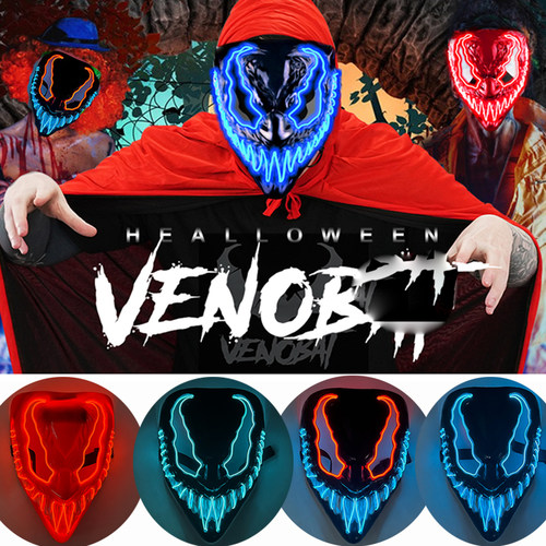 角色扮演道具毒液发光面具