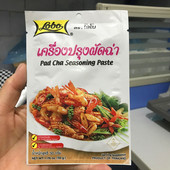 乐煲LOBO辣炒小海鲜50克1袋装 进口调料料lobo炒菜酱料 泰国原装