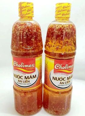 越南Nuoc mam an lien Cholimex900ml蒜蓉辣椒鱼露檬粉调料越南餐